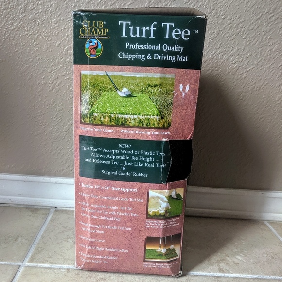 Club Champ 1 x 2-Feet Turf Tee - Jumbo size - Picture 2 of 2
